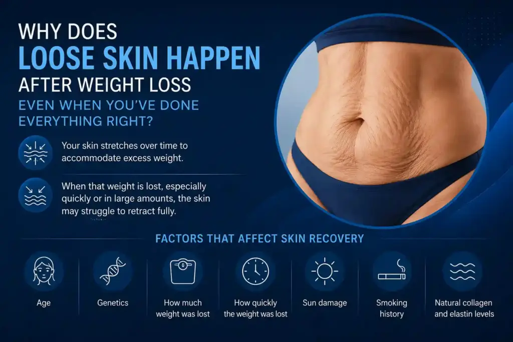 Why Does Loose Skin Happen After Weight Loss Even When You’ve Done Everything Right Stoke-upon-Trent?