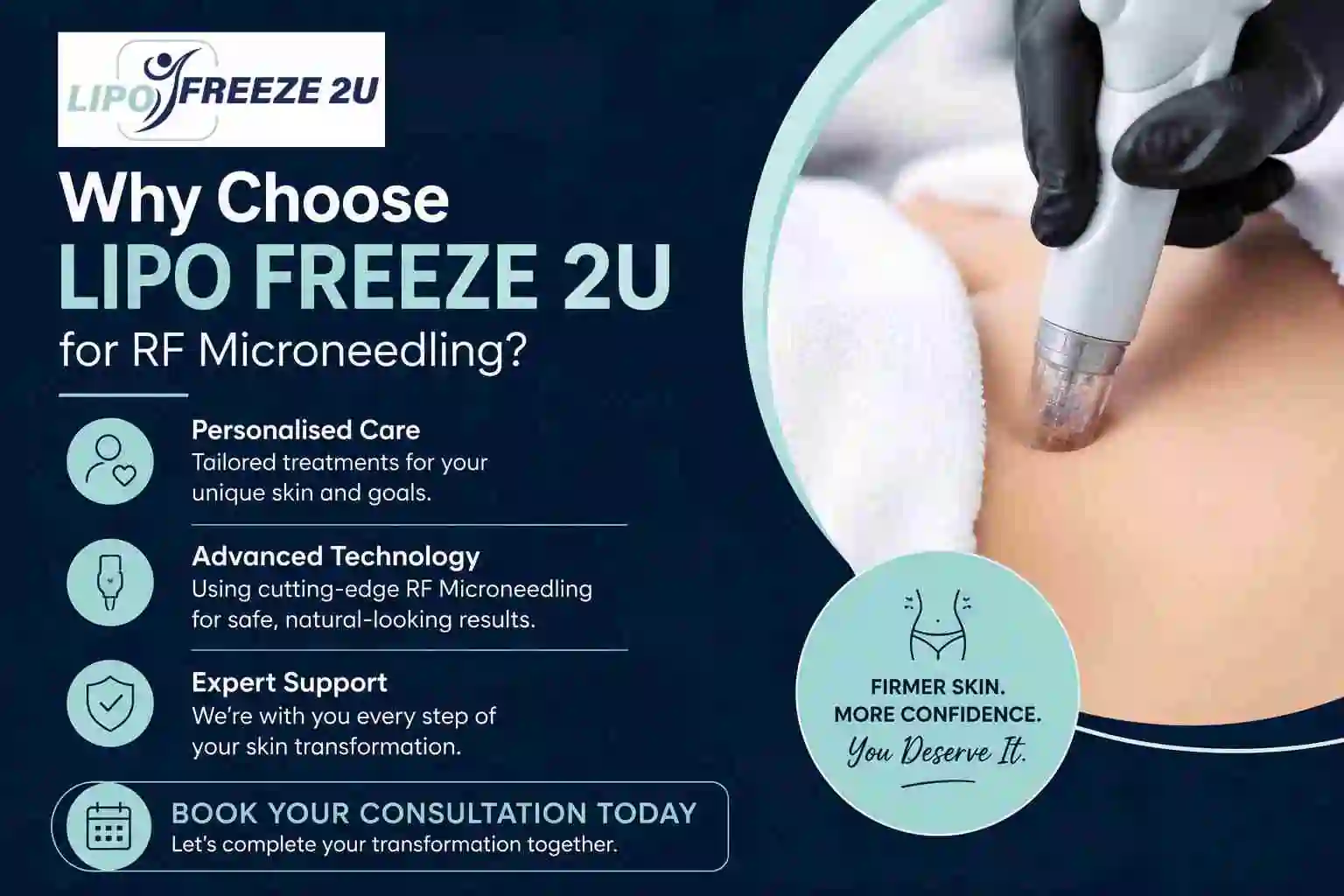 Why Choose LIPO FREEZE 2U for RF Microneedling Stoke-upon-Trent?