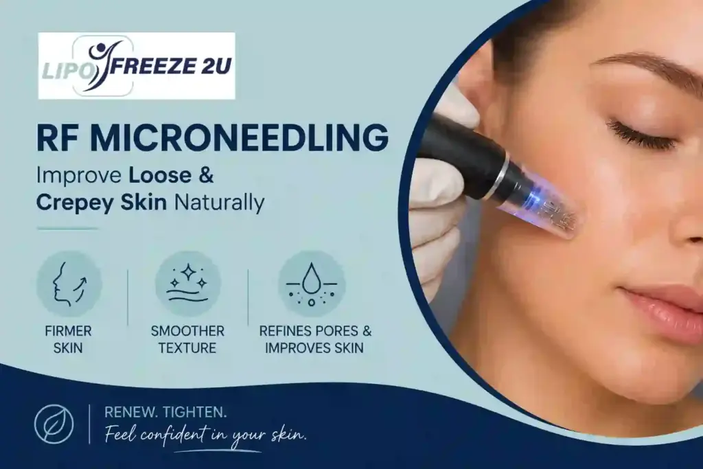 Can RF Microneedling Help Improve Loose and Crepey Skin Stoke-upon-Trent?
